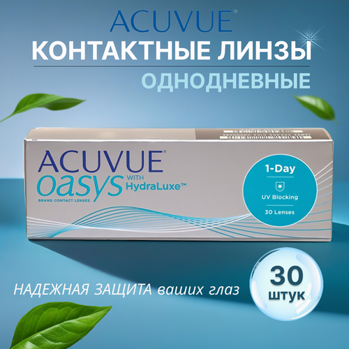 Контактные линзы Acuvue Oasys 1-Day with HydraLuxe 30 линз R 8,5 -4,50 ...