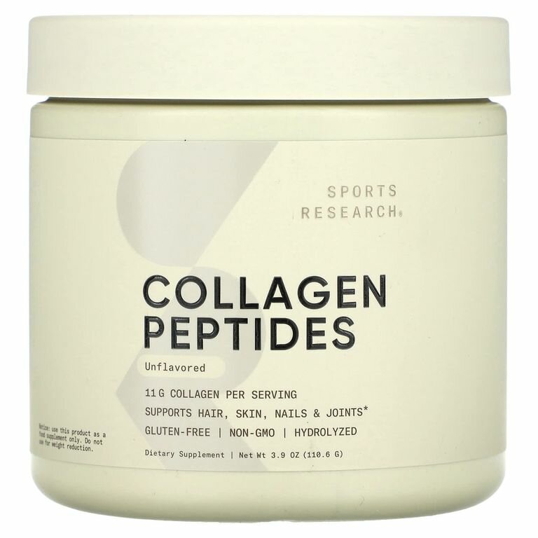 Sports Research Collagen peptides, Коллаген 110 грамм