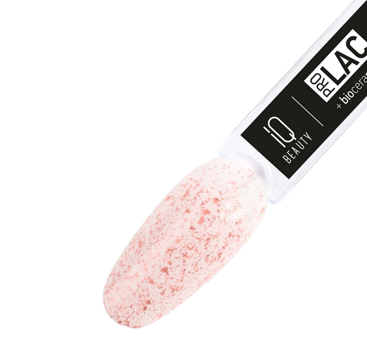 Изображение IQ BEAUTY Лак для ногтей укрепляющий с биокерамикой PROLAC+bioceramics, 12,5 мл, 106