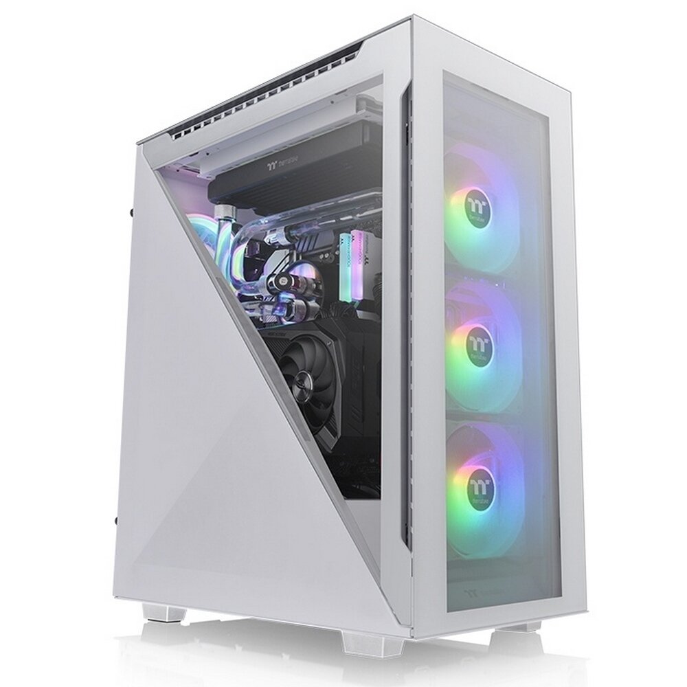 Компьютерный корпус Fractal Divider 500 TG Snow ARGB (CA-1T4-00M6WN-01)