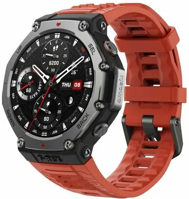 Смарт-часы Amazfit T-Rex 3 A2323 Lava Red (1.5" AMOLED 480Х480, BT 5.2, GPS, SpO2,700мАч до 27(дней))