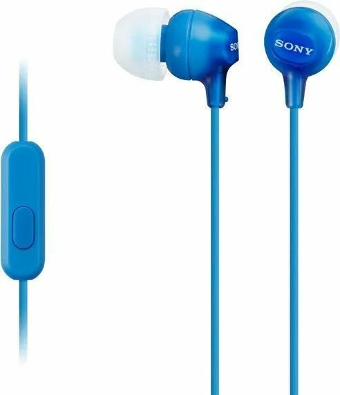 Наушники SONY MDR-EX15AP/LI, синий