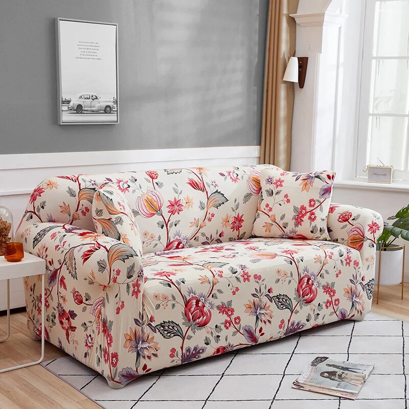Эластичный чехол для дивана Coolazy, геометрический принт, Color 1, 1pc2-seater145-185cm
