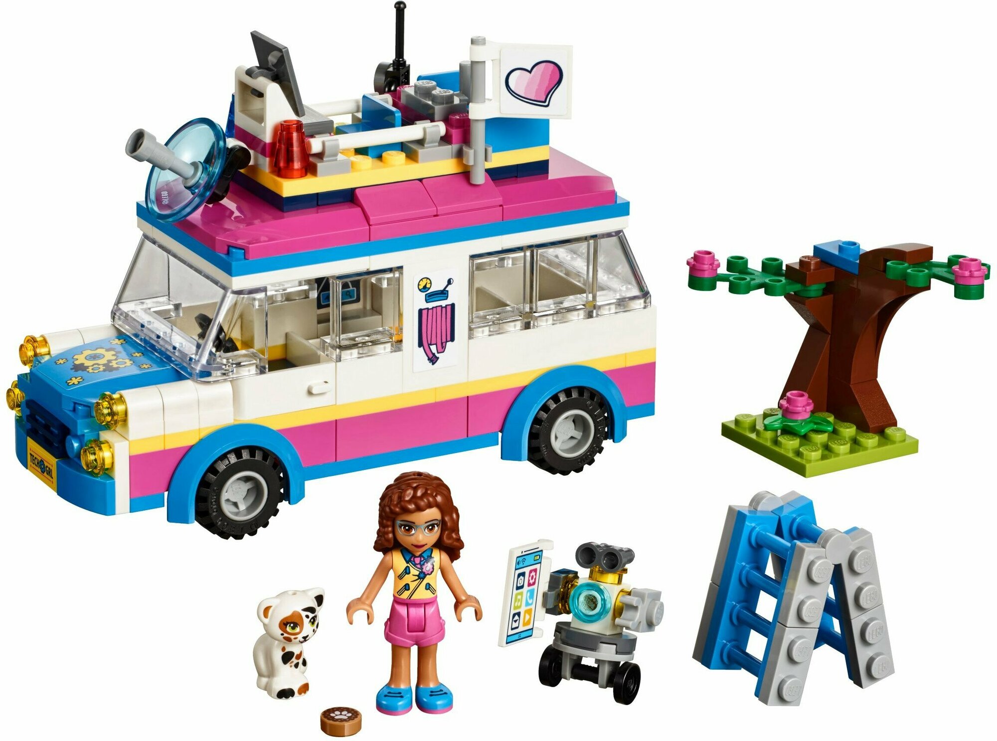 Конструктор Lego 41333 Friends Передвижная научная лаборатория Оливии, 223 дет.