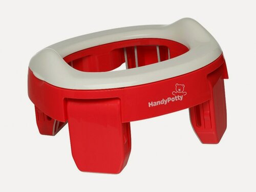 Изображение товара Дорожный горшок Roxy-Kids HandyPotty в фирменной сумке, коралловый