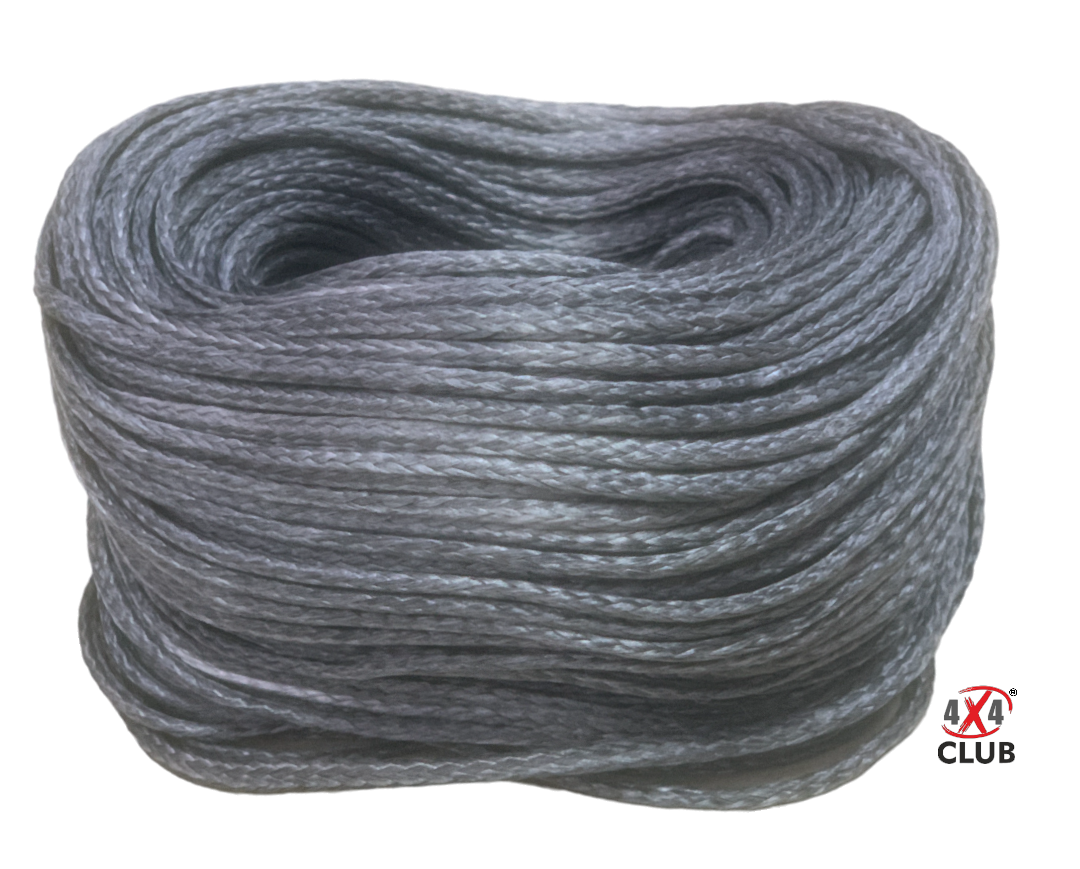 Лебедочный трос "Super Rope" 3 мм 10 м, 1200 кг, серый