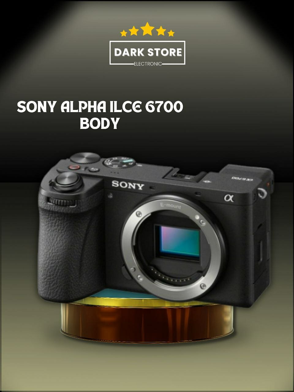 Фотоаппарат SONY ALPHA ILCE 6700 BODY