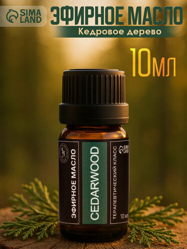 Изображение товара Эфирное масло «Кедровое дерево», 10 мл, в тубусе, древесный аромат