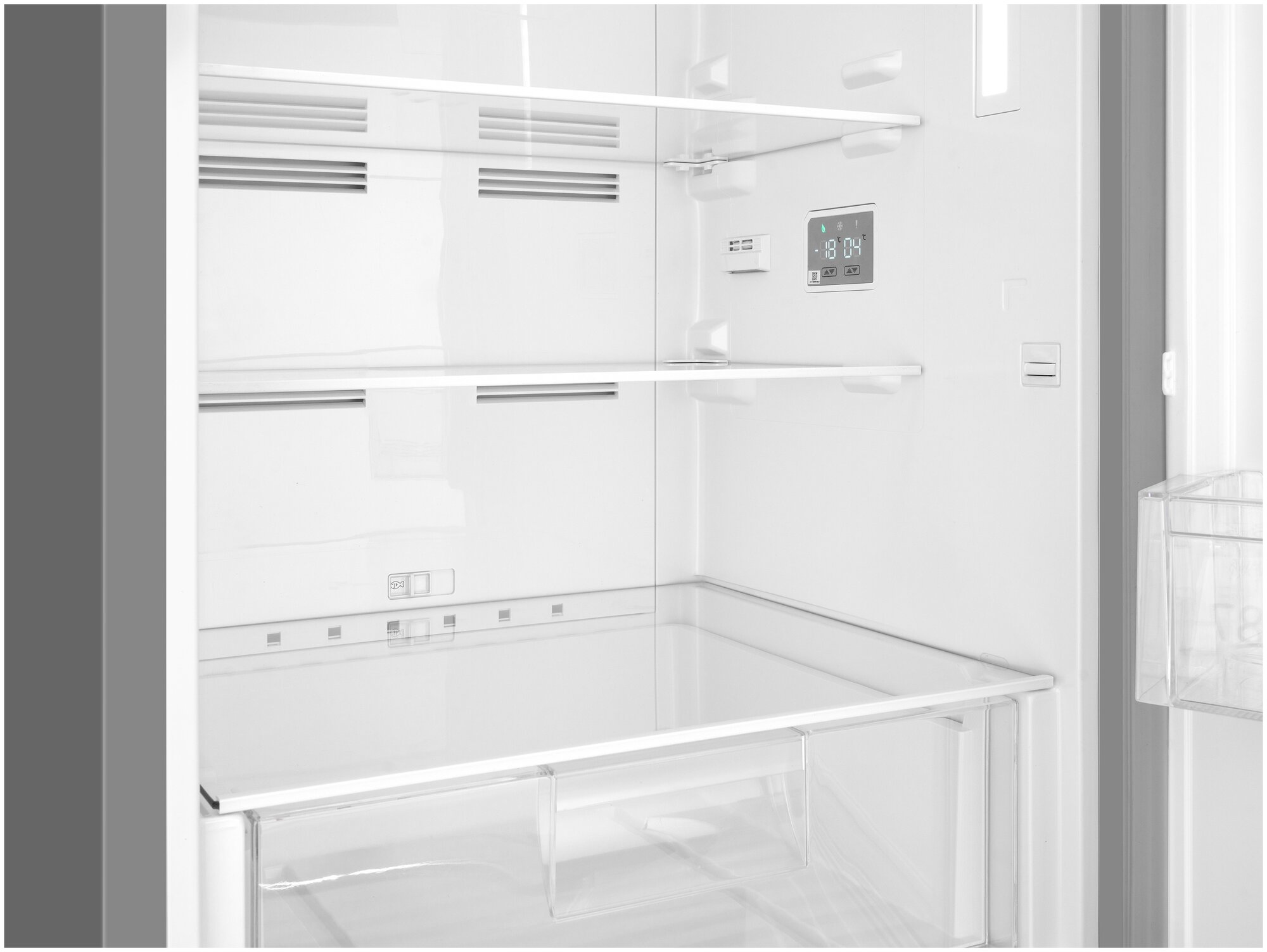 Холодильник Weissgauff WRK 185 X Total NoFrost, нержавеющая сталь - фотография № 7