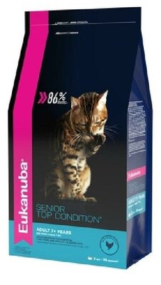 Eukanuba Для пожилых кошек от 7 лет c курицей (Adult Top Condition 7+) 10144124 | Adult Top Condition 7+ 0,4 кг 24944 (2 шт)