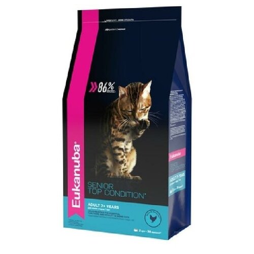 Eukanuba Для пожилых кошек от 7 лет c курицей (Adult Top Condition 7+) 10144124 | Adult Top Condition 7+ 0,4 кг 24944 (3 шт)