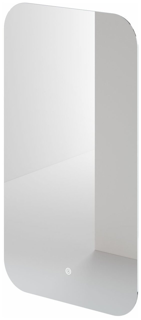 Зеркало с подсветкой Итана Oreol 2.0 450х26х800, скругленное - фотография № 13