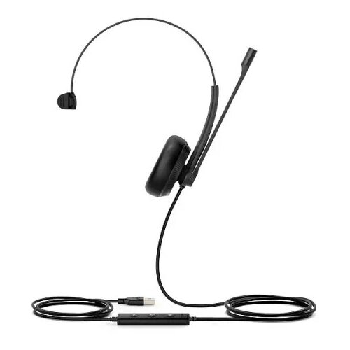 Наушники Yealink Wired Headset черный (UH34 Mono UC)