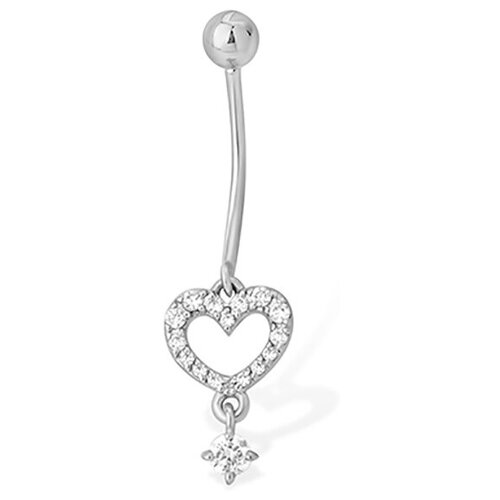 Пирсинг The Jeweller, серебро, 925 проба, фианит