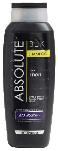 Absolute Blik Шампунь для волос for men, 400 мл