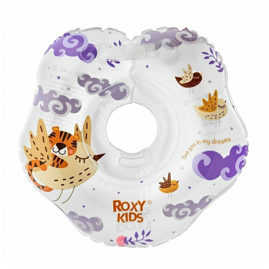 Круг для малышей надувной на шею для купания Tiger Bird от ROXY-KIDS