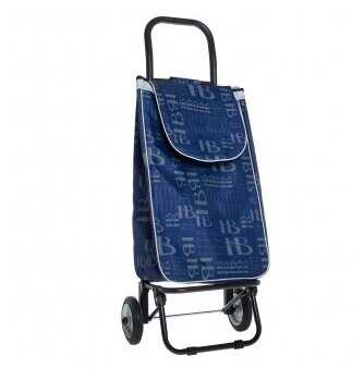 фото Сумка-тележка HB M030 на стальных колесах синяя