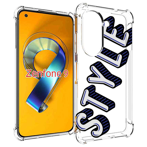 Чехол MyPads стиль для Asus Zenfone 9 (AI2202) задняя-панель-накладка-бампер чехол mypads magic city лсп для asus zenfone 9 ai2202 задняя панель накладка бампер