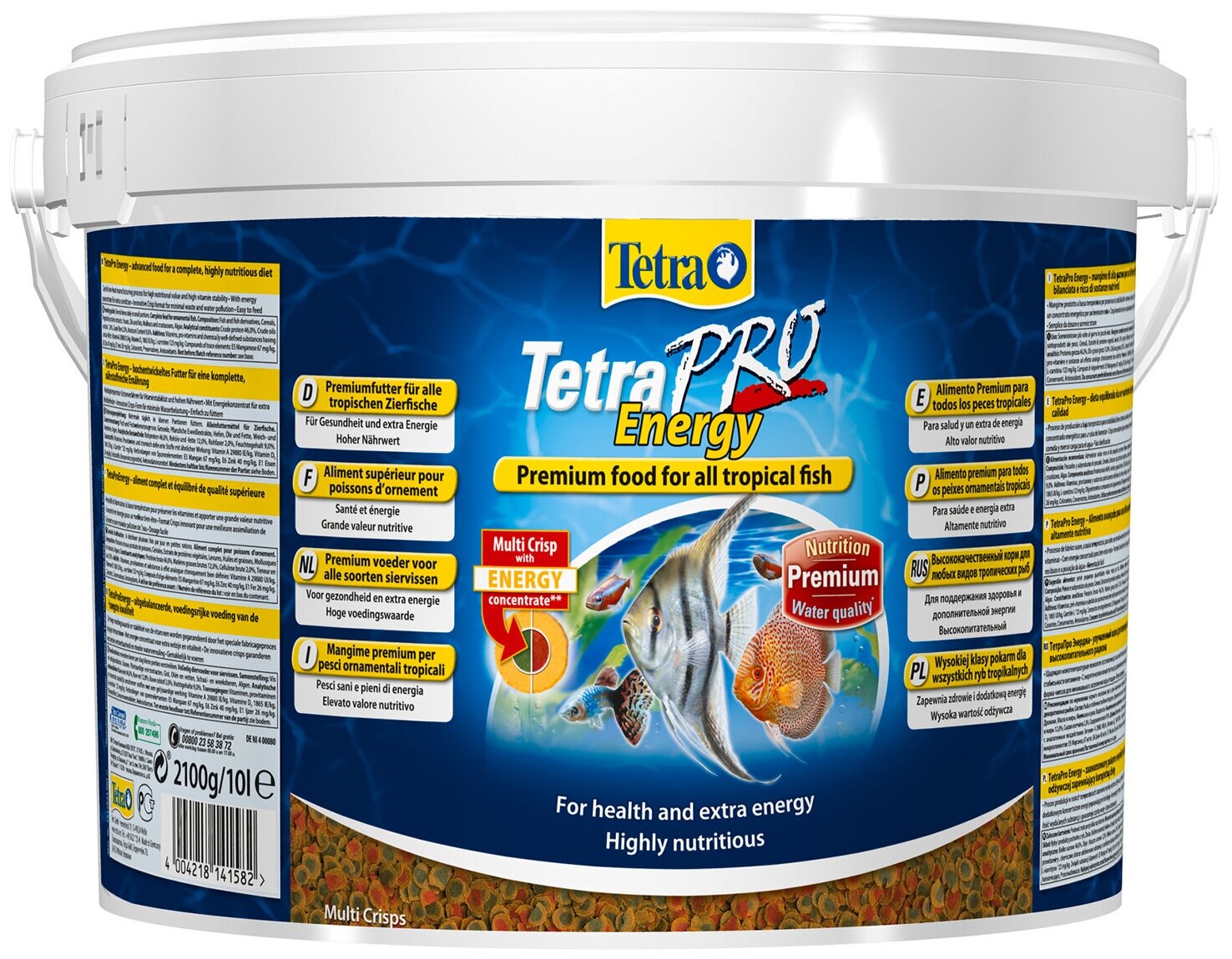 Корм для аквариумных рыб Tetra TetraPRO Energy Multi-Crisps 10 л (чипсы) - фотография № 11