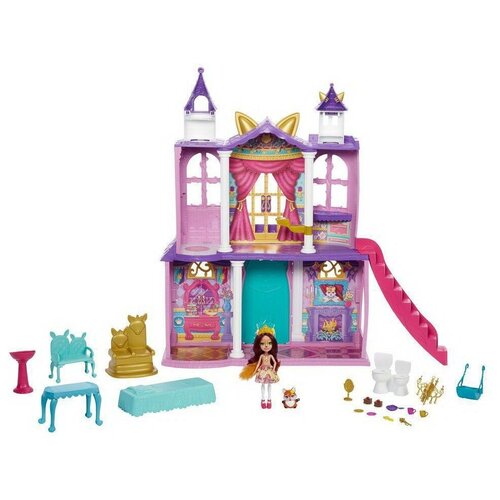 Игровой набор Mattel Enchantimals Семья Бал в королевском замке enchantimals набор игровой с куклой enchantimals семья бал в королевском замке gyj17