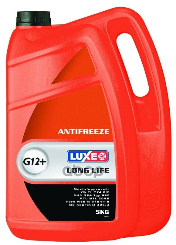 Антифриз Luxoil Red Line G12+ (Красный) (5кг) Luxe арт. 673