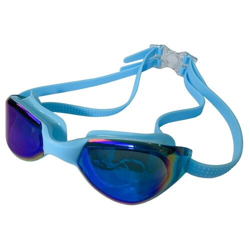 Очки для плавания Sportex E33119, голубой очки для плавания sportex e36860 фиолетовый
