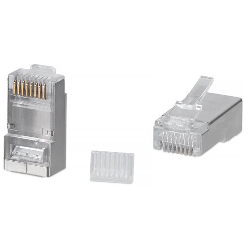 Коннектор Rj-45 Cabeus 8P8C-SH-C6-TWP кат. 6/7 экранированный