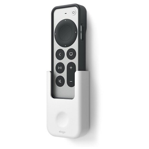 Держатель-крепление Elago Remote Holder Mount для пульта Apple TV (2021), белый