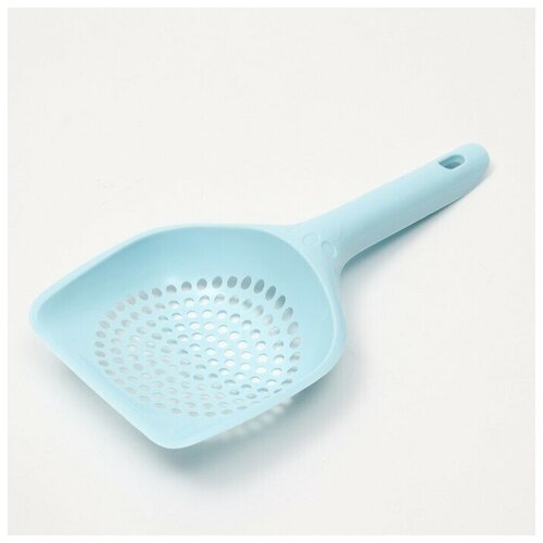 Совок для туалета с мелкой сеткой 25 см х 155 см голубой 650₽