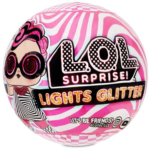 L.O.L. Surprise Lights Glitter Кукла ЛОЛ Неон Блестящая серия