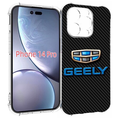 Чехол MyPads geely джили 1 для iPhone 14 Pro задняя-панель-накладка-бампер чехол mypads geely джили 1 для tecno pova 4 pro задняя панель накладка бампер