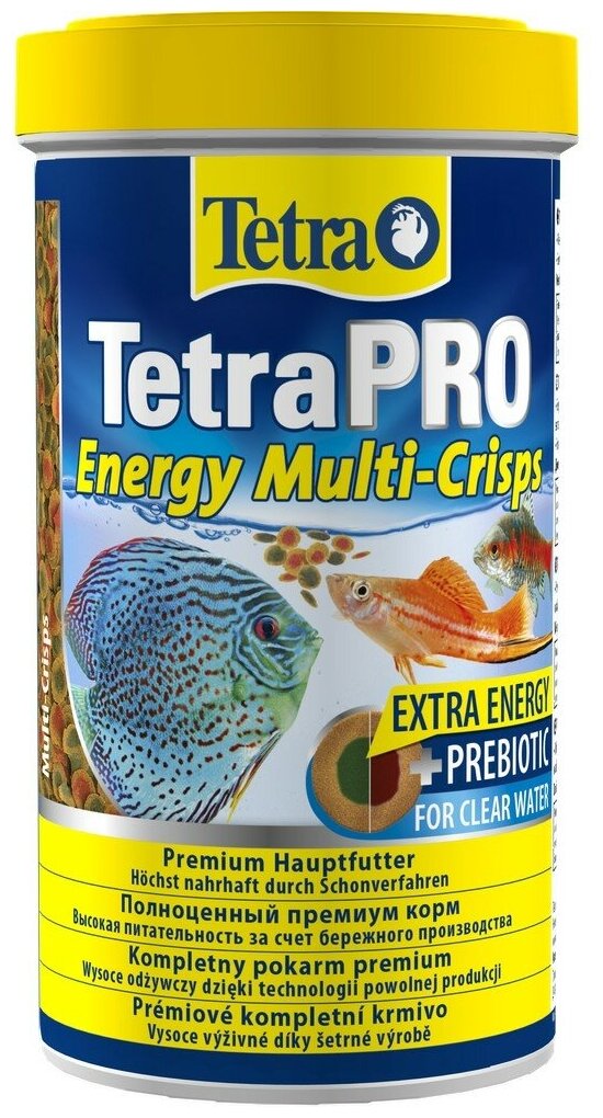 Корм для аквариумных рыб Tetra TetraPRO Energy Multi-Crisps 500 мл (чипсы)