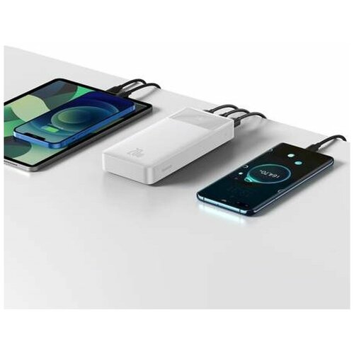 Внешний аккумулятор Baseus Bipow Digital Display Power bank 20000mAh 20W Белый PPDML-M02 279000₽