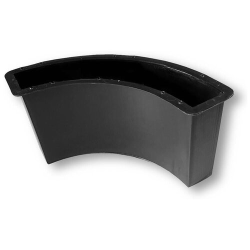 Форма для изготовления углового бордюра, усиленная