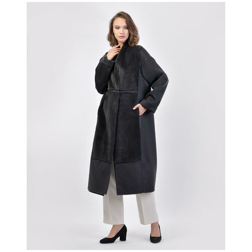 Пальто кашемировое с отделкой из меха норки, Manzoni24, 44