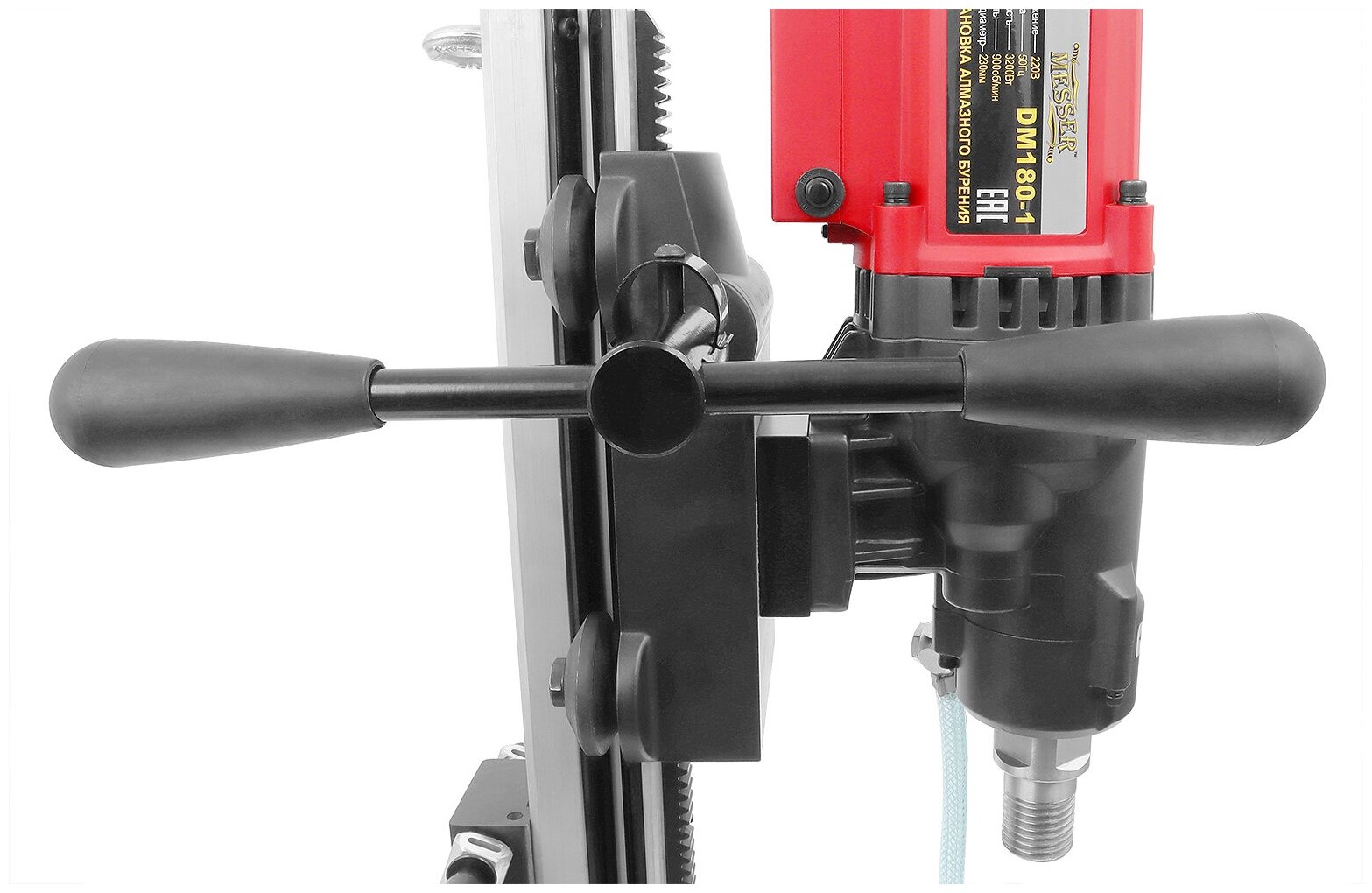 Установка алмазного бурения MESSER DM180-1-N 3,2 кВт, 900 об/мин на стойке 11-02-182 - фотография № 3