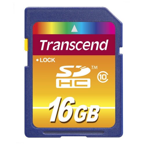 Карта памяти Transcend Premium SDHC 16Gb UHS-I Cl10, TS16GSDHC10