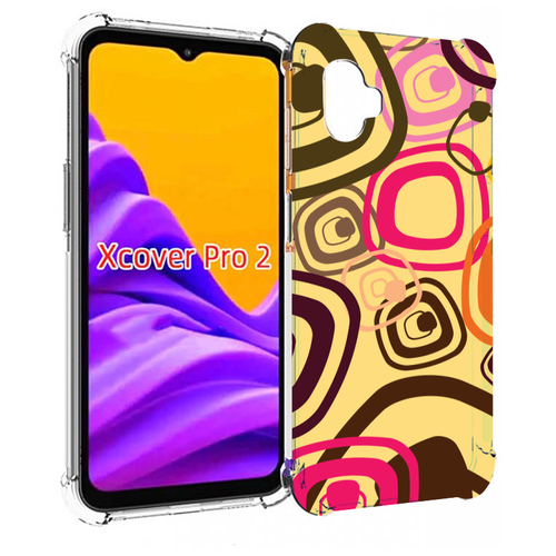 Чехол MyPads абстракция-на-желтом-фоне для Samsung Galaxy Xcover Pro 2 задняя-панель-накладка-бампер чехол mypads абстракция на желтом фоне для samsung galaxy a34 задняя панель накладка бампер