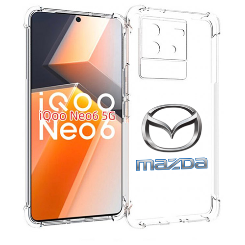 Чехол MyPads mazda-мазда-4 мужской для Vivo iQoo Neo 6 5G задняя-панель-накладка-бампер