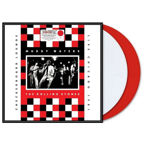 Виниловая пластинка Muddy Waters & The Rolling Stones. Live At The Checkerboard Lounge. Opaque Red (2 LP)