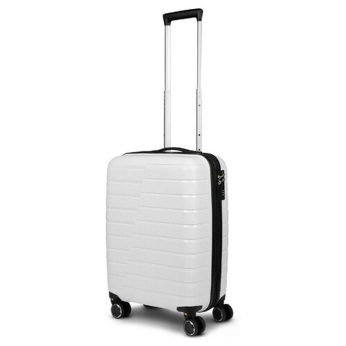 фото Impreza shift - чемодан для ручной клади белого цвета с расширением