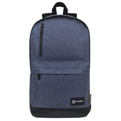 фото Torber t8083-blu рюкзак torber graffi, синий, полиэстер меланж, 46 х 29 x 18 см