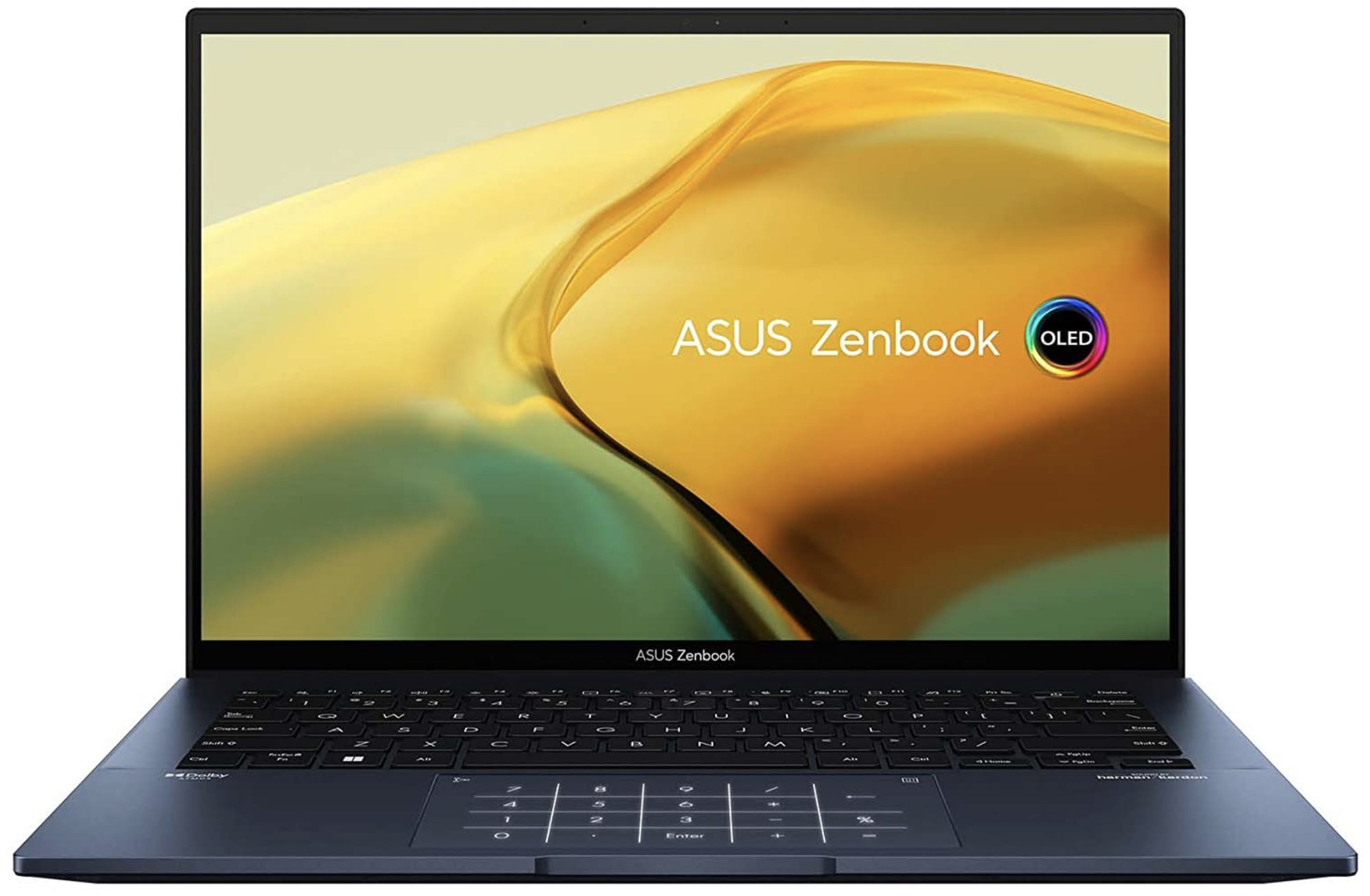 Ноутбук ASUS ZenBook 14 OLED UX3402ZA-KM390W Intel i7-1260P/16G/1T SSD/14" 2.8K(2880x1800) OLED/Intel Iris Xe Graphics/Win11 Синий, 90NB0WC1-M01320