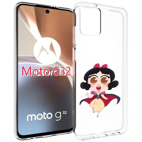 Чехол MyPads принцеска-нарисованная женский для Motorola Moto G32 задняя-панель-накладка-бампер