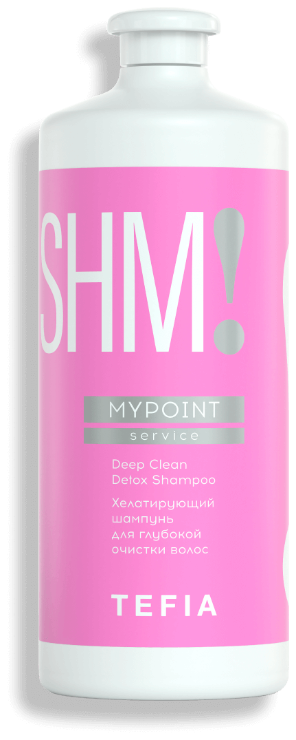 Tefia шампунь SHM MyPoint Deep Clean Detox Хелатирующий для глубокой очистки волос, 1000 мл