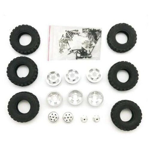 Комплект колес WPL 4WD, металллические диски, KIT