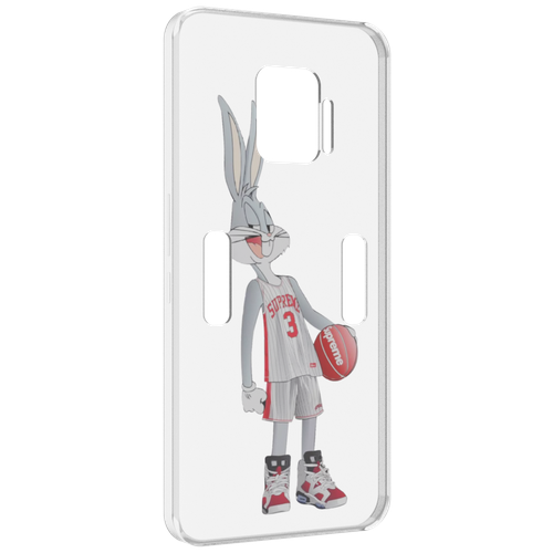 Чехол MyPads заяц-баскетболист женский для ZTE Nubia Red Magic 7 Pro задняя-панель-накладка-бампер чехол mypads заяц баскетболист женский для iphone 14 plus 6 7 задняя панель накладка бампер