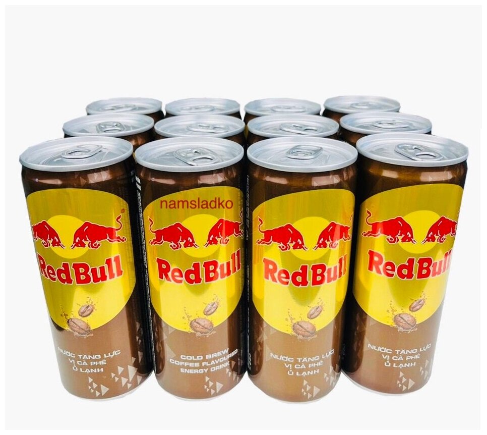 Напиток Red Bull coffee 250мл - 12 шт. Таиланд.
