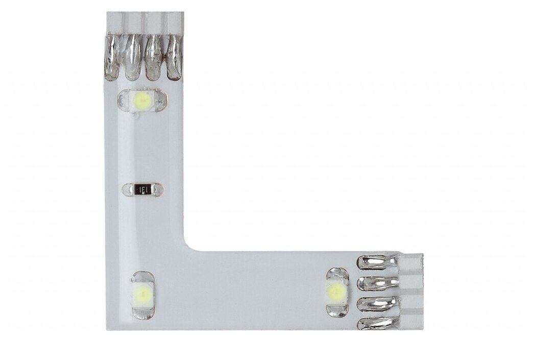 Угловой элемент yourLED 90-Connector 3x0,24W Set Tageslichtwei 12V DC Wei Kunststoff