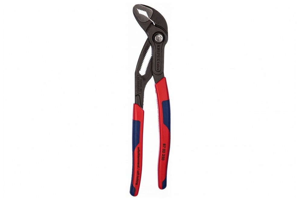 Сантехнические клещи Knipex 87 02 250 250 мм красный/синий - фотография № 5